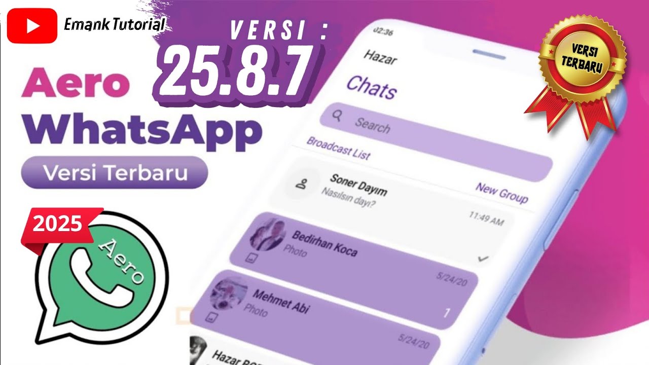update aero whatsapp 25.8.7 versi terbaru bulan ini 2025 | wa aero | aero wa | wa mod | whatsapp mod