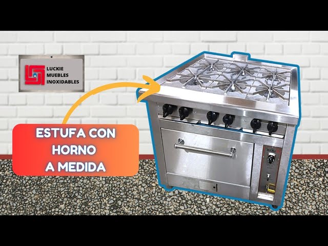 Cocina industrial mural con horno en acero inoxidable – Equipamiento  Gastronómico Acerosur