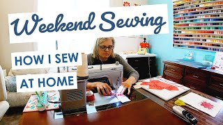WATCH ME SEW ✨ What I Sewed this Weekend ✨ Sewing at Home TIME LAPSE ⏰