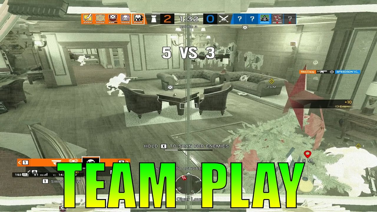 Gioco di squadra - Team play - Rainbow Six Siege Gameplay - YouTube