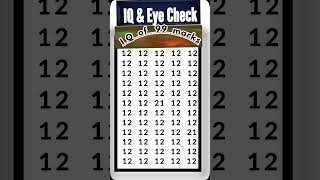 Only Geniuses 21 in 12 .. #IQTest, #BrainPuzzle, #SpotTheOddOne, #MathPuzzle, #HarvardIQ