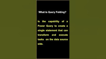 What is Query Folding?| Power BI Interview Q&A 🔍