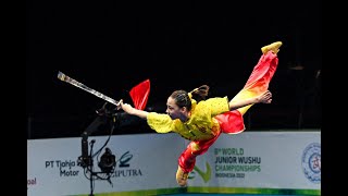 Group B Daoshu 9.093, Lia Tang-Ruggiero (CANADA), 2022 World Junior Wushu Championships