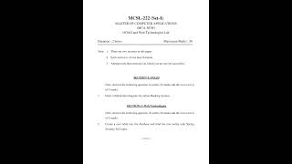 MCSL - 222 (Set 1 ) June 2023 Question Paper