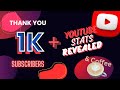 1000 Subscriber Celebration! | Software Dev YouTuber Channel Stats Reveal