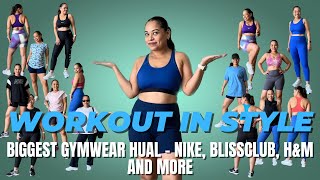 BIGGEST  GYM | WORKOUT WEAR HAUL | NIKE, BLISSCLUB, H&M, FLEXNEST