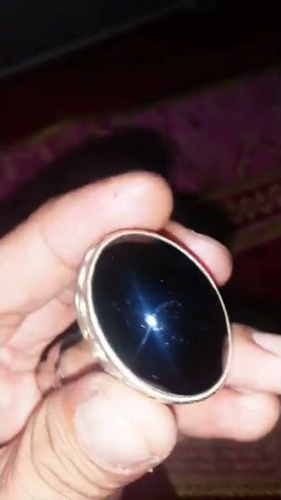 Cincin Batu Kecubung Wulung Istimewah Harga 9Juta