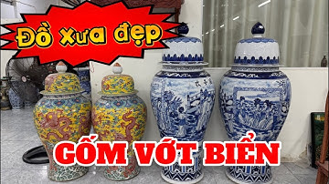 Gốm sứ vớt biển – Gốm Tàu xưa – Đồ gỗ khảm ốc đẹp hiếm – Sưu tầm giá tốt
