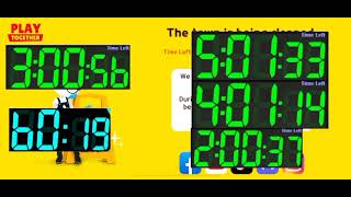 72 MINUTES COUNTDOWN TRIAL RANDOM EPISODE 124 3:36-6h-4:48-2:24 O'clock Time Right now