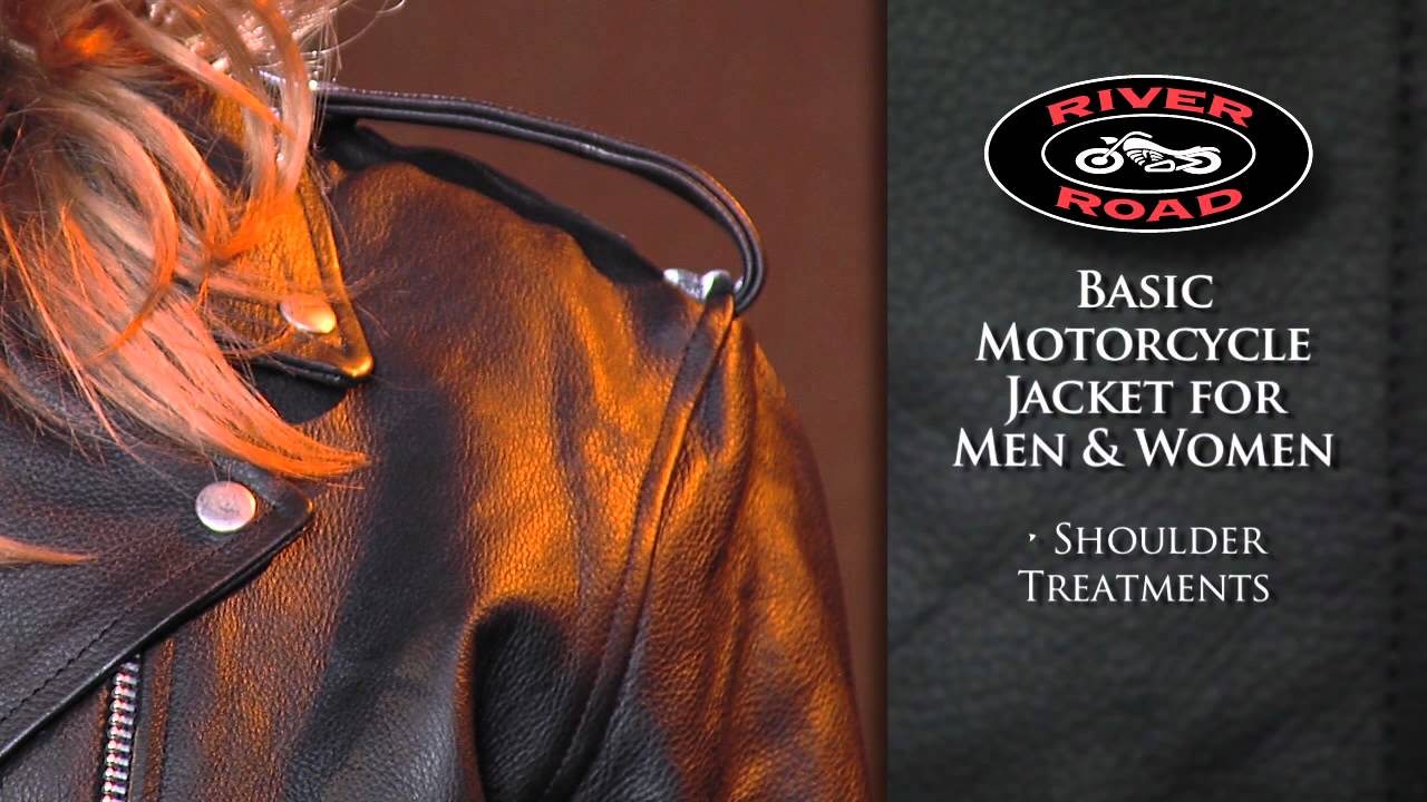 River Road Women's Basic Leather Jacket 