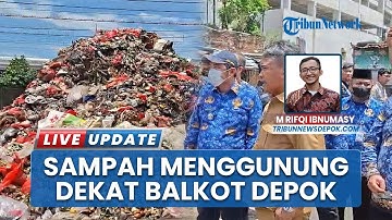 Sidak Kawasan Balai Kota Depok, Wakil Wali Kota Temukan Gunungan Sampah di TPS Pasar Kemiri