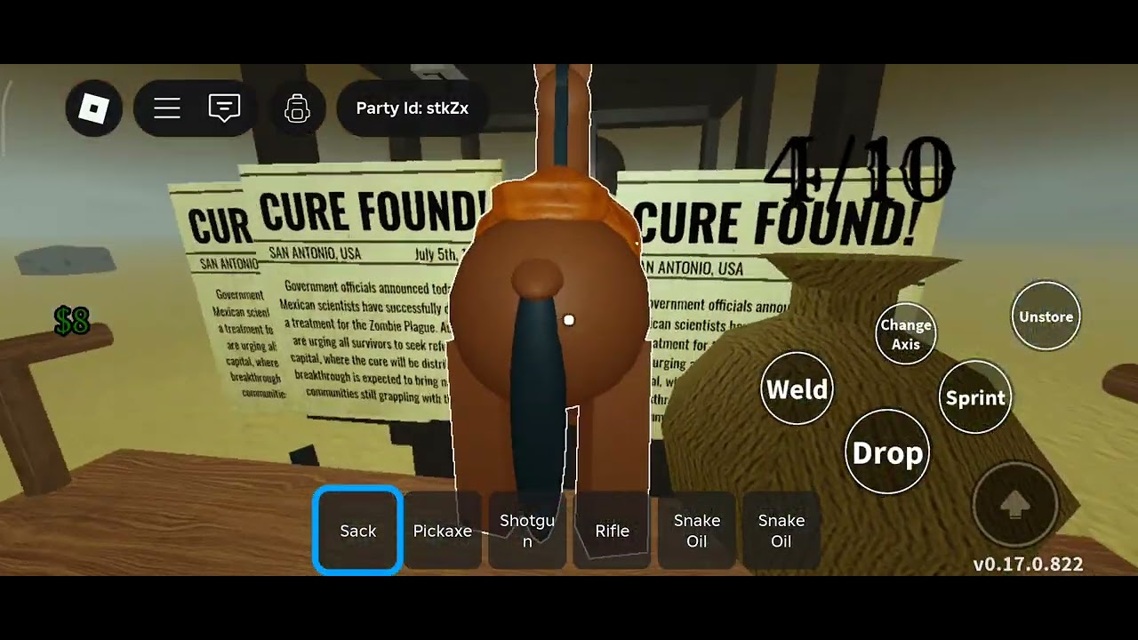 Dead rails gameplay on Diya in roblox part-2