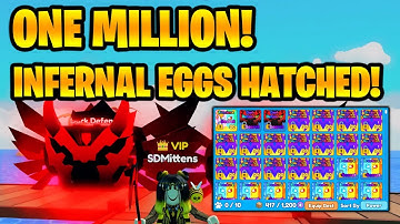 Hatching One Million Infernal Eggs! Mining Simulator 2
