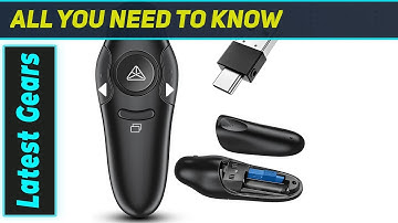 The Ultimate 2-in-1 USB C Wireless Presenter Remote