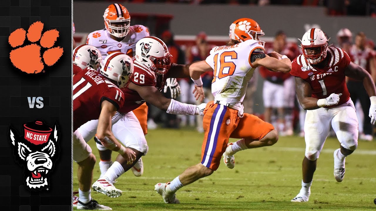 Clemson vs. NC State Football Highlights (201920) YouTube