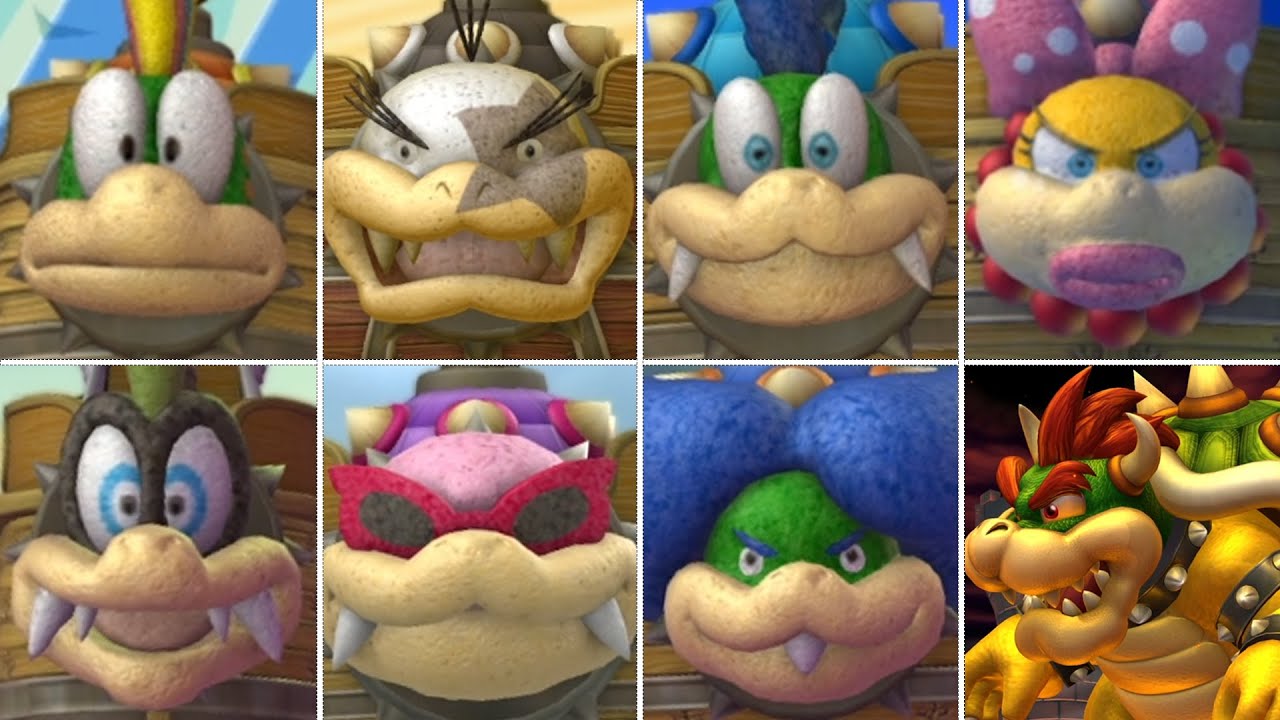 New Super Mario Bros U Deluxe All Castles All Towers All Airships All Bosses (No Damage)