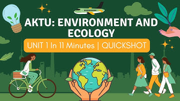 AKTU: Environment and Ecology UNIT 1 in 11 Minutes | QuickShot