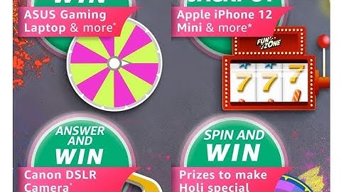 Amazon Holi Edition Quiz Today Answers | 24 March 2021