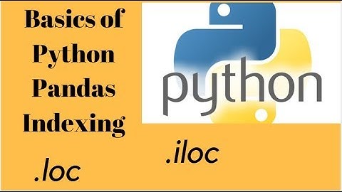 Basics of Python Pandas Indexing with .loc and .iloc:
