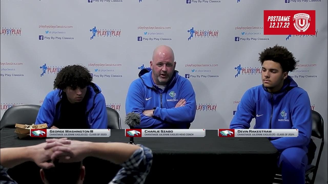 Univarsity Postgame Washington, Coach Szabo, & Devin Rakestraw