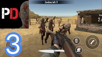 DeadStrike: Zombie FPS Shooter Gameplay Walkthrough Part 3 SinglePlayer: Desert Base (Android, iOS)