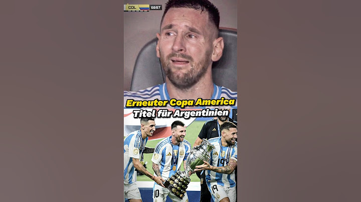 Argentinien gewinnt COPA AMERICA 2024 🔥🏆 #fussball #copaamerica #messi #argentina