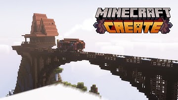 The Mountain Train (Minecraft Create Mod)