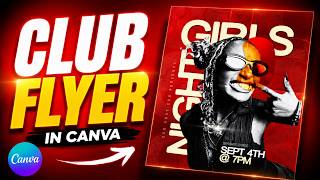 Full How to Design a Professional Club Flyer in Canva | Step-by-Step Tutorial News