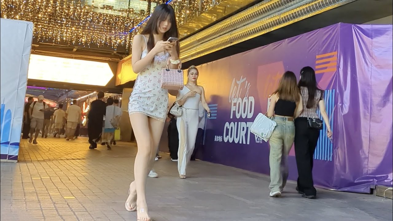 给你看最真实的中国？4K walk 广州街头，珠江琶醍、北京路步行街、东山口老街 ..  Love the street scene in #guangzhou  city，#chinatravel