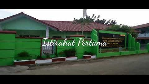 Bel sekolah istirahat pertama
