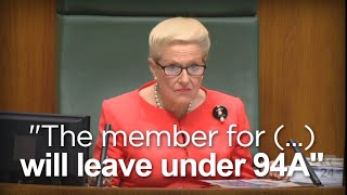 Bronwyn Bishop ejects record 18 members from Question Time