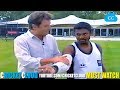 Legend muttiah muralitharan bowling with steel arm brace  proving his action is legal 