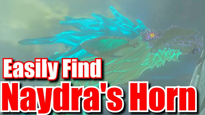 How To Get Shard of Naydra's Horn - Ice Dragon - Zelda Breath of the Wild