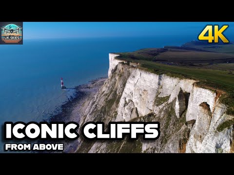 The Chalk Formations Nobody Expects to See This Way | Iconic Beachy Head Cliffs Drone Flight