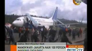 Harga Tiket Pesawat Manokwari-Jakarta Rp4.080.000