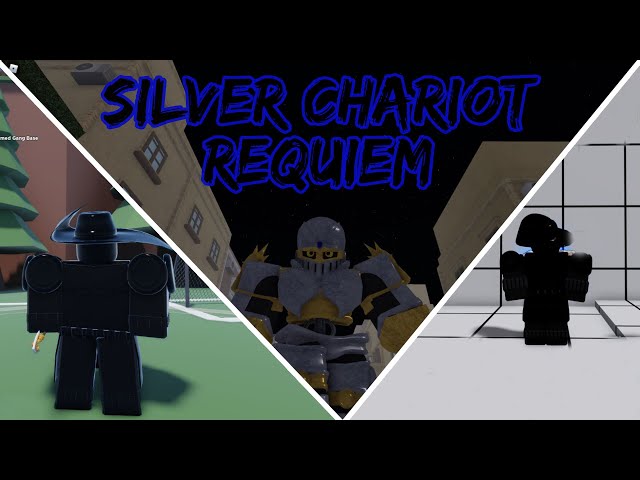 Using Silver Chariot Requiem In Different Roblox JoJo Games 