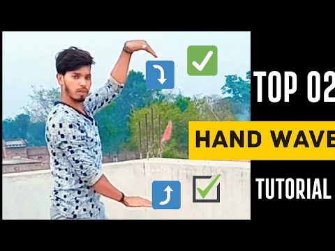 Hand wave variation !easy to step by step tutorial