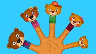 The Finger Family Bear Family Nursery Rhyme | Bear Finger Family Songs
