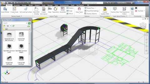 Autodesk Factory Design Suite - Test factory layout models video