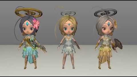 Astellia, 3D models+animations 1 (.c4d)