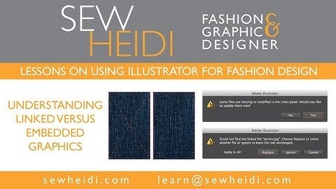 Linked & Embedded Images in Adobe Illustrator: Understand the Difference & When to Use Which