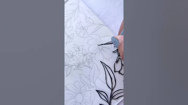 Easy Glass Painting | Acrylic Painting On Glass | #shorts #youtubeshorts