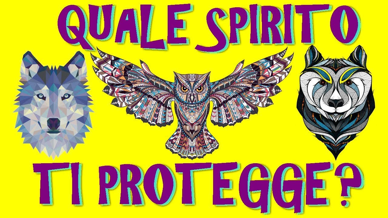 Qual è lo SPIRITO ANIMALE ti protegge? #SpiritoGuida 👻 #TotemAnimale 🐺