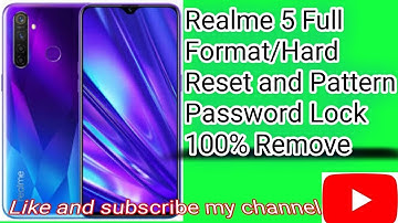 Realme 5 (Rmx-1911) Hard Reset ll All Type Password Lock, Pattern Lock Remove Without Pc 100 % Free