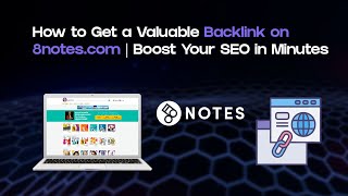 Boost Your SEO with a #backlink  on 8notes | Quick Guide for #musicians  🎶