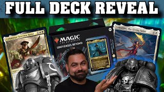 mtg imperium commander deck Magic the Gathering Warhammer 40k Collectors Edition Shall We Play? The Games and More Store etched Display Commander (a thick cardstock copy of the commander card with foil etched into the cards border and art) Magic: The Gathering Universes Beyond: