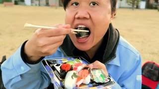 Makan Sushi Dipinggir Laut Mukbang#1 Makan Sushi Dipinggir Laut Mukbang#1