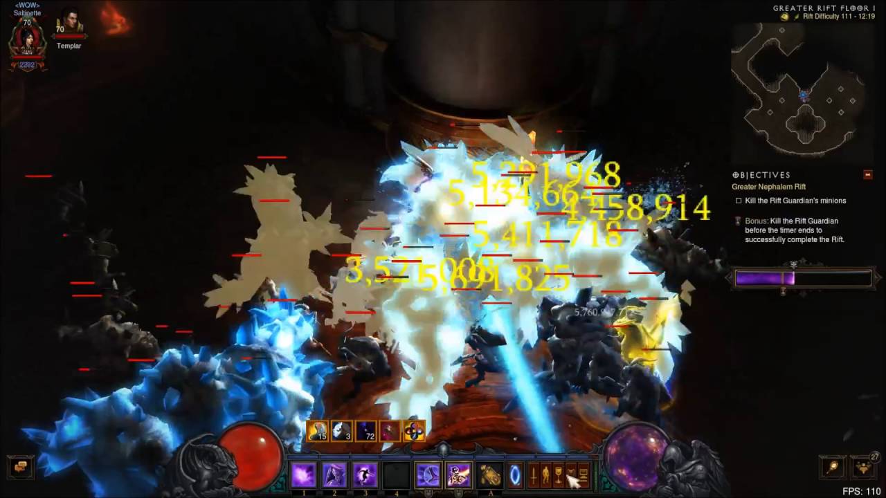 Diablo 3 : GR111 Rank 1 World 