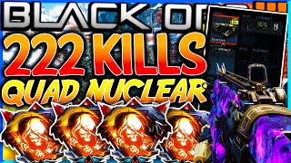BO3: 222 KILLS + QUAD NUCLEAR w/ DARK MATTER RAZORBACK - WHAT CLASS SETUP IS THIS = GOD CLASS
