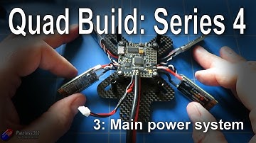 (3/5) Quad Build Series 4: Connecting the Betaflight F3 ESCs and Power to the frame